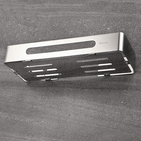 Bathroom Accessory Set SUS304 Stainless Steel Rustproof (Shelf 1 Door Silver))