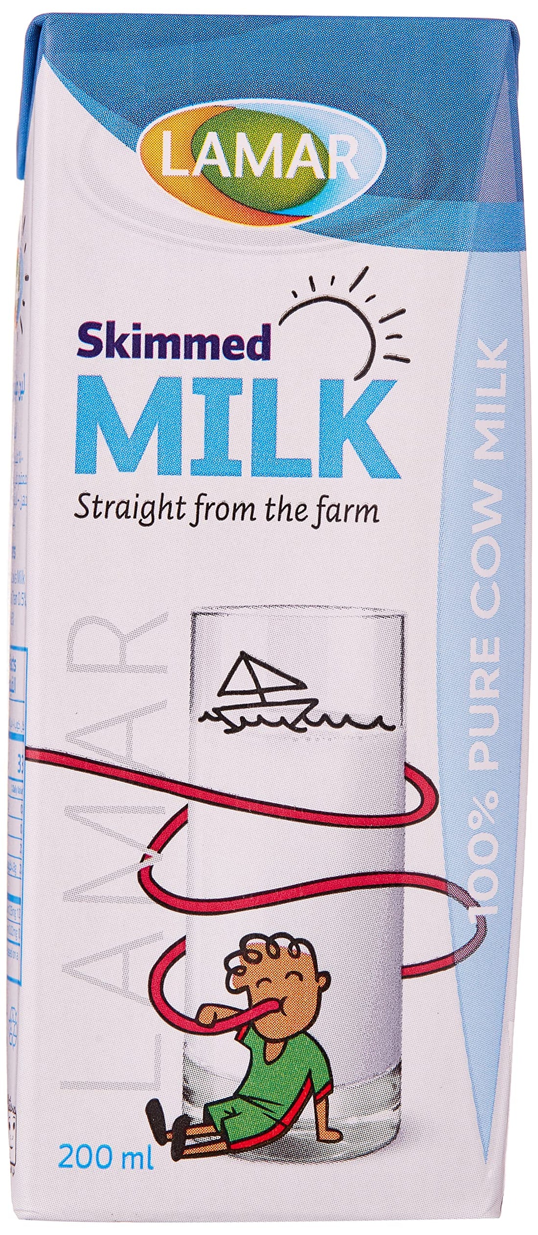 Lamar skimmed milk - 200 ml
