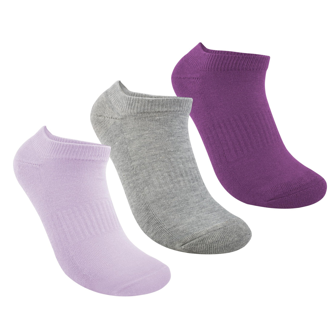 STITCH Womens Pack of 3 Half Terry Ankle Casual Socks