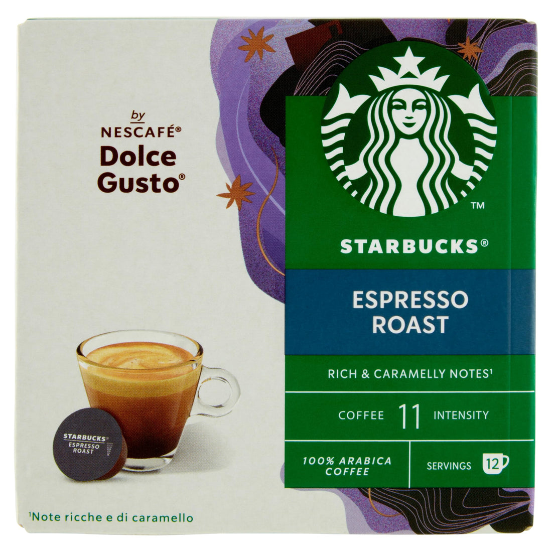 Starbucks Dolce Gusto Dark Espresso Roast 12 Capsulesâ€¦