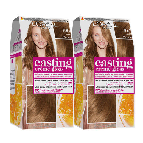 L’Oréal Paris L'Oreal Casting Crème Gloss No Ammonia Hair Color for shiny hair 700 Blonde