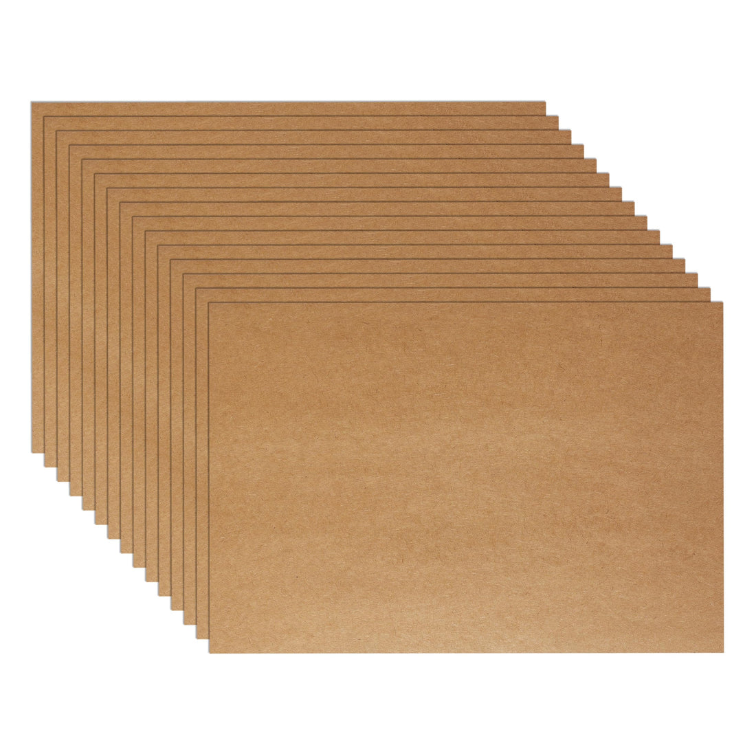 Guakicae 150 Sheets Brown Cardstock 4 x 6 Kraft Paper, 300gsm/110lb Heavyweight Flat Card Stock Printer Paper for DIY Card Making, Wedding Invitations, Greeting Cards, Stationery, Graduations