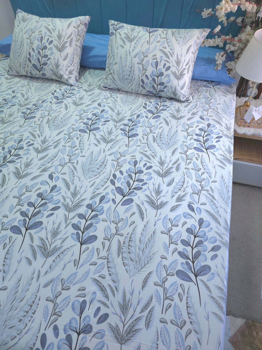 Golden Bed King Elastic Bed Sheet Sets Cotton Flat Bed Sheets from Khamah Al-Amreya (Botafogo, Bed size 180cm Elastic)