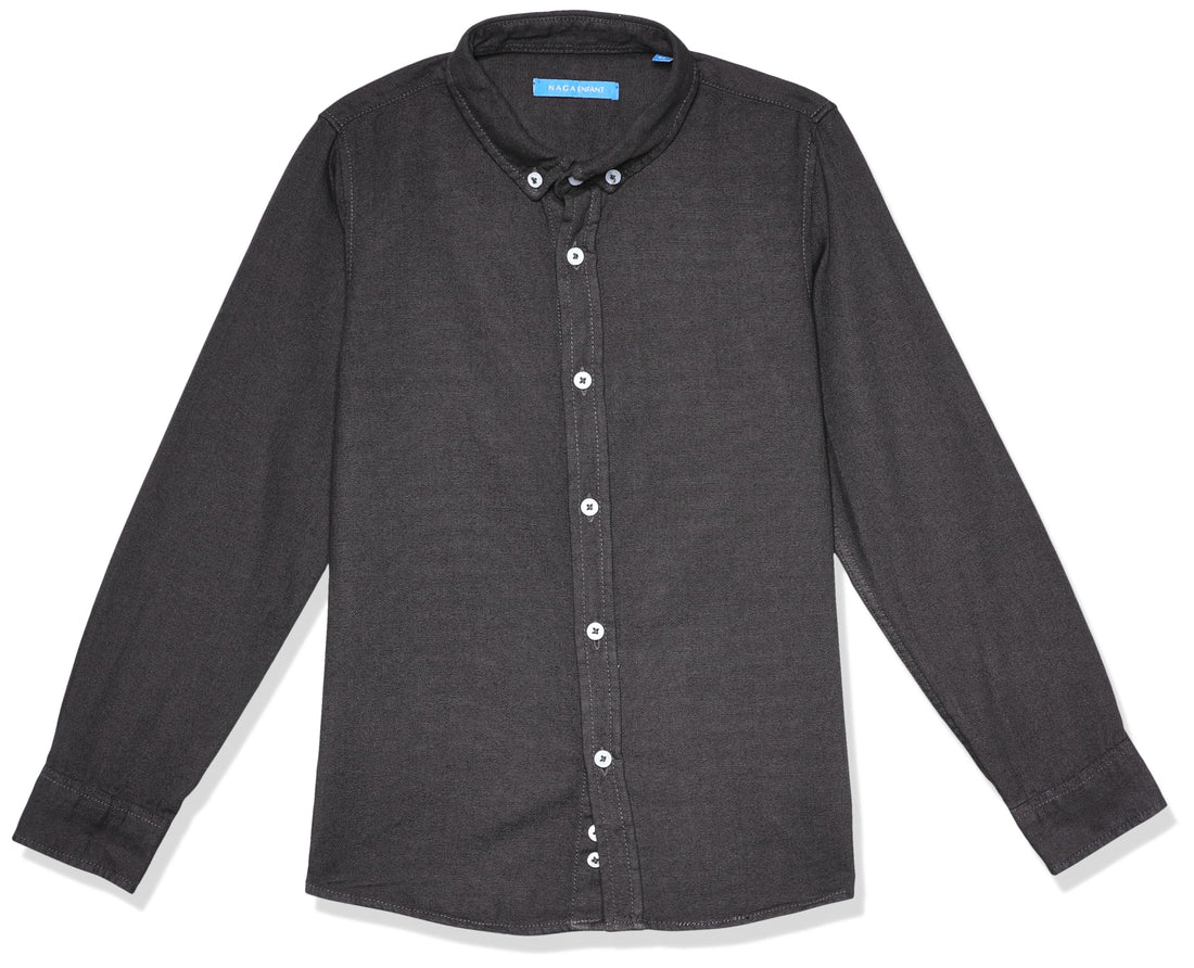 Naga Homme Boys Long Sleeve Shirt Casual Design With Long Sleeves
