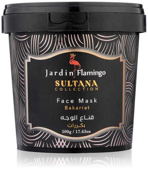 Jardin Flamingo Bakarrat Sultana Face Mask for Hydration and Radiance 500 g