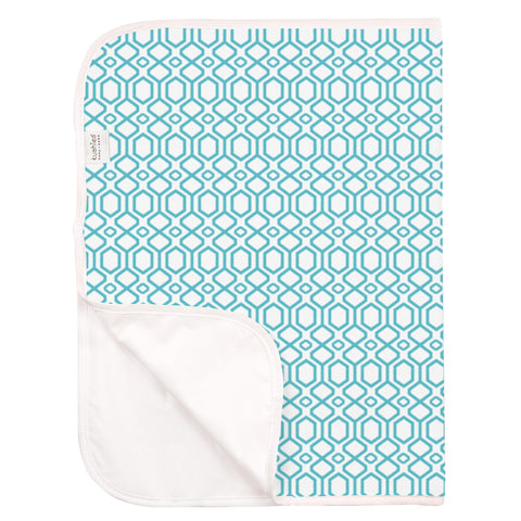 Moro Moro 3 Baby's Terry Octagon Deluxe Change Pad - Turquoise
