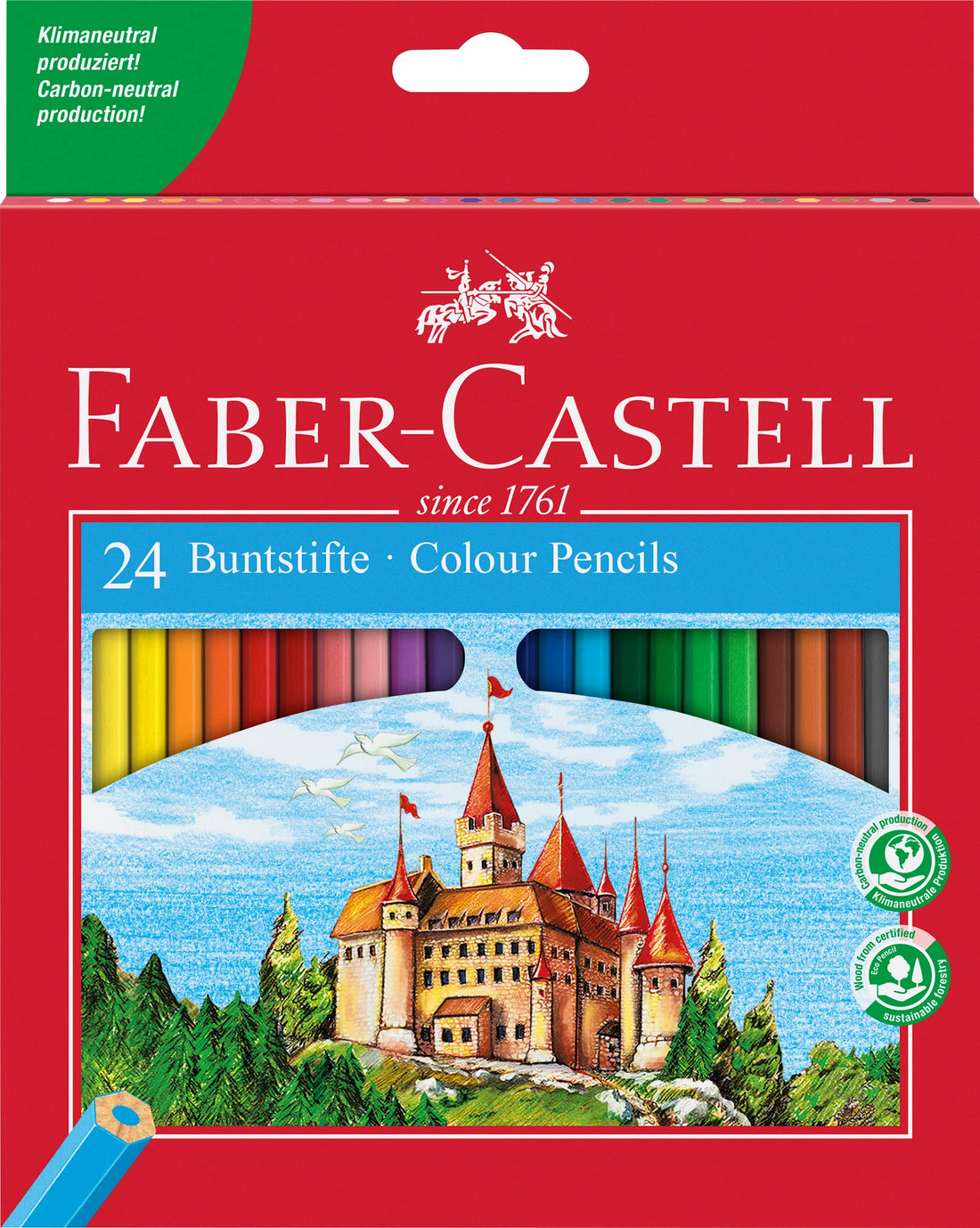 Faber-Castell LAPIZ FABER 24 COLORES ECOLOGICOS CON AFILALAPIZ