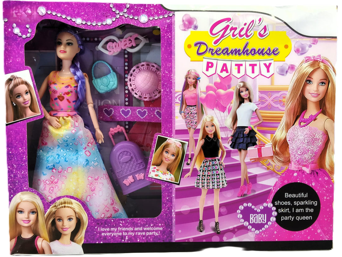 Gril's Dreamhouse Patty Fashion Doll Toy Figure, Plastic, for Girls 3 Years and Above
