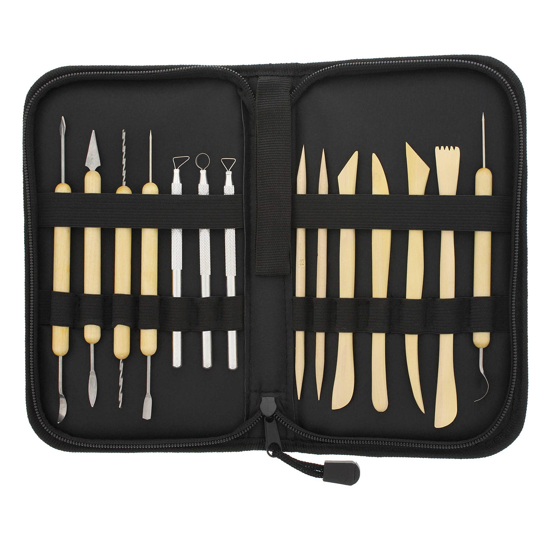 U.S. Art Supply US Pottery, Clay & Ceramics 14 Piece Tool Set