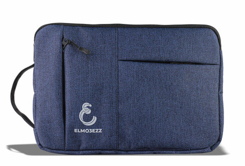 Laptop Sleeve Bag Compatible with MacBook Air/Pro, 13-13.3/14 inch Notebook, Compatible with MacBook Pro 14 inch M3 M2 M1 Chip Pro Max 2024-2021, Polyester Case with Pocket (BLUE)