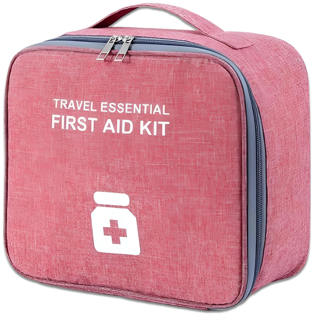 Portable First Aid Kit - Designed to be convenient, this empty waterproof kit is perfect for travel, easily fits in your car, home, or office, and is made of durable fabric for reliable protection.