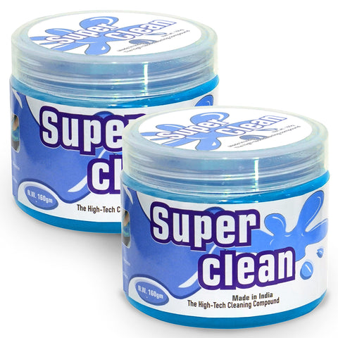 TULMAN Super Clean Magic Gel Cleaner for Keyboard Computer Laptop Remote Control Remove Dust (Blue, 160g) -2 Pack