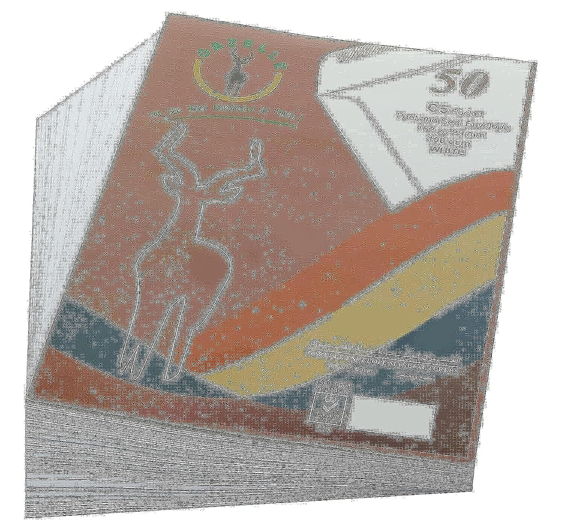 Gazelle C5 Peel and Seal Paper Envelope - Pack of 50