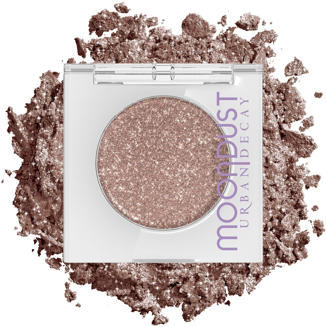 URBAN DECAY 24/7 Moondust Glitter Eyeshadow Single (Space Cowboy - Champagne Gold Silver Sparkle), Buildable Sparkly Eye Glitter, Long-lasting Shimmer Finish, Reflective Eye Shadow Topper - 0.06 oz