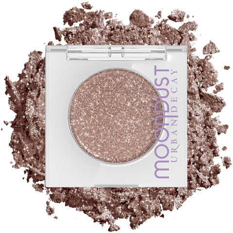 URBAN DECAY 24/7 Moondust Glitter Eyeshadow Single (Space Cowboy - Champagne Gold Silver Sparkle), Buildable Sparkly Eye Glitter, Long-lasting Shimmer Finish, Reflective Eye Shadow Topper - 0.06 oz