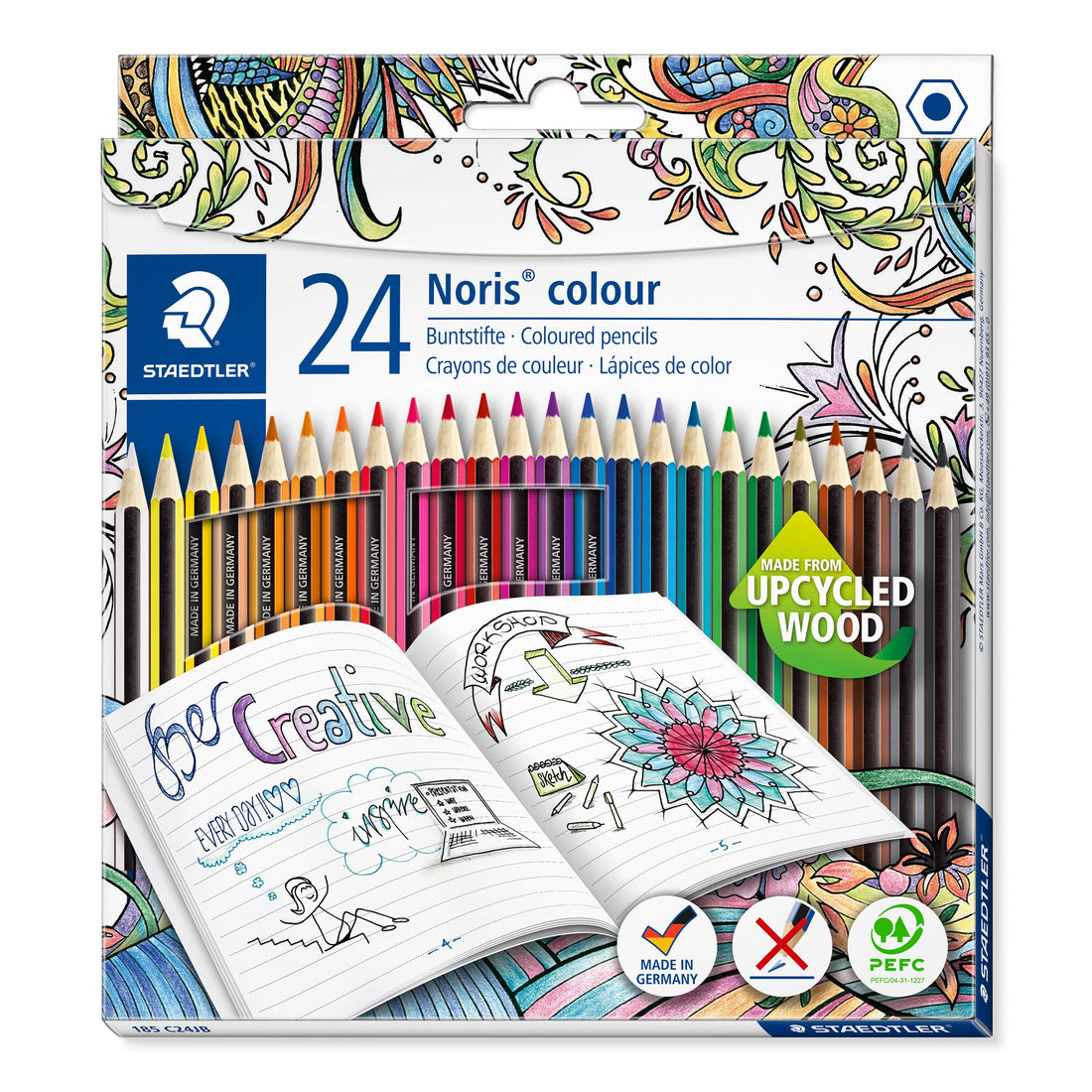 Staedtler noris 185 c24jb color pencils - set of 24