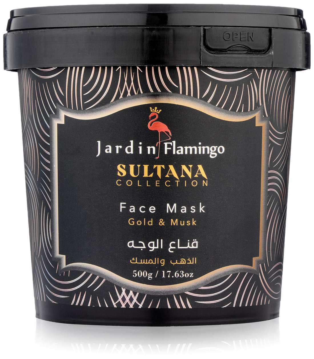 Jardin Flamingo Gold and Musk Sultana Face Mask 500 g