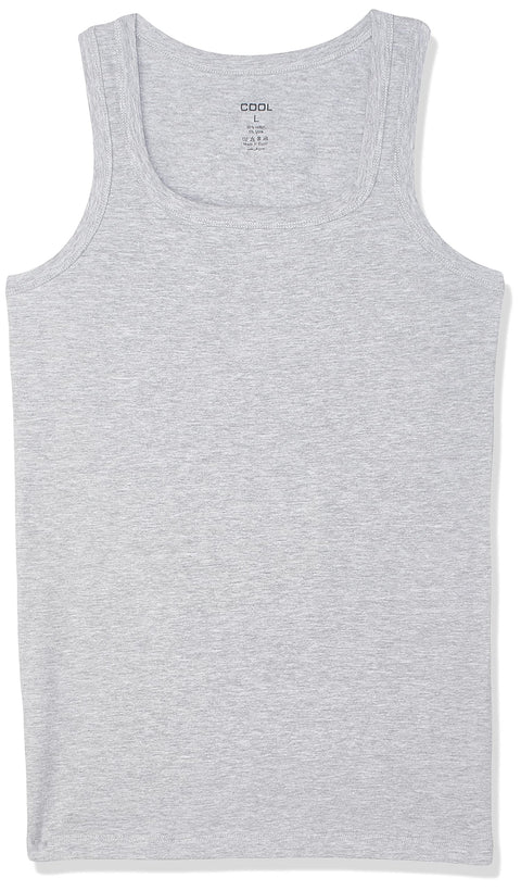 Cool Mens 142 Plain Sleeveless Round Neck Undershirt for Men (pack of 1)