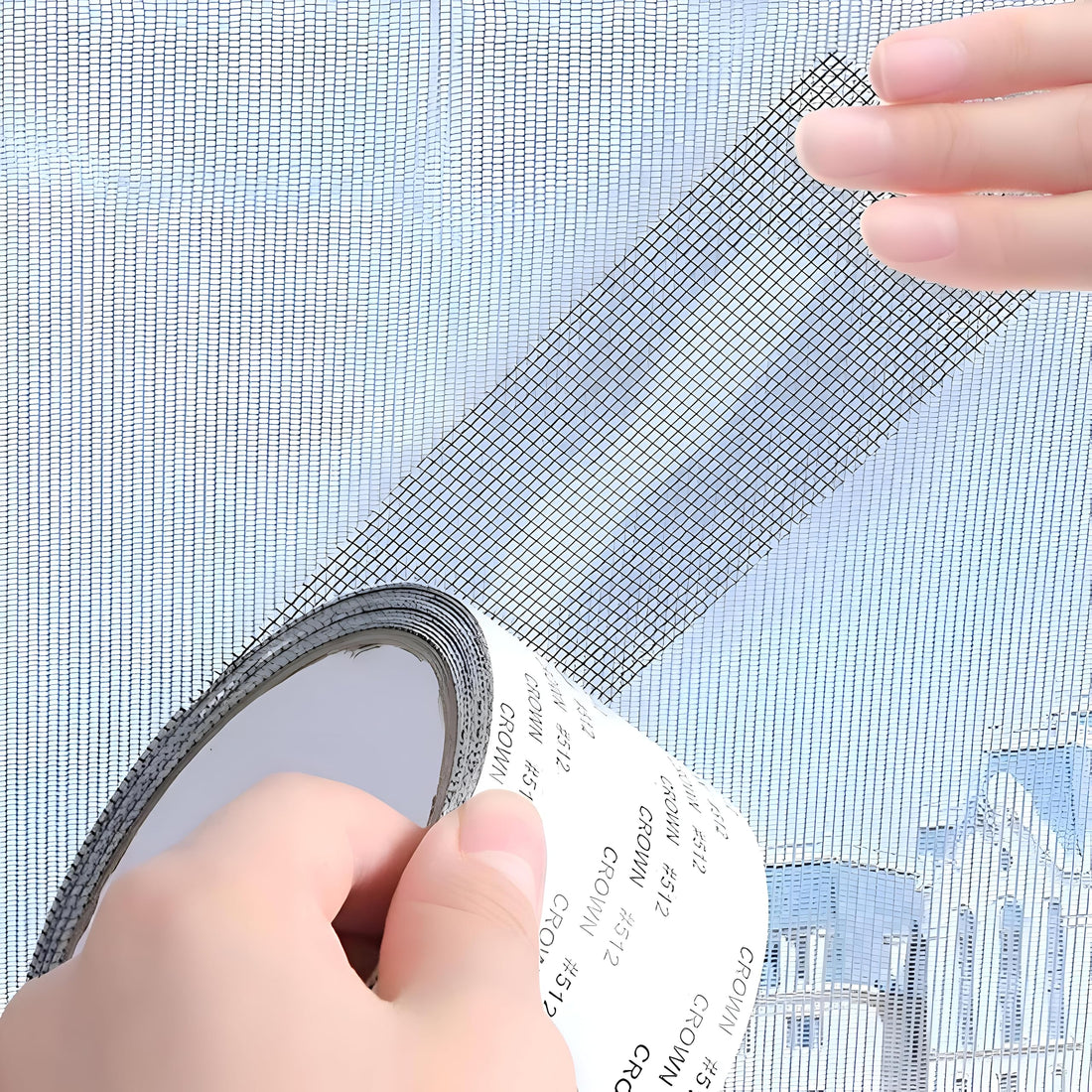 4m x 5cm Double Sided Fiberglass Window Mesh Screen for Insects and Rodents Entering Through the Holes, Get It Now by Piggy Bell (2)